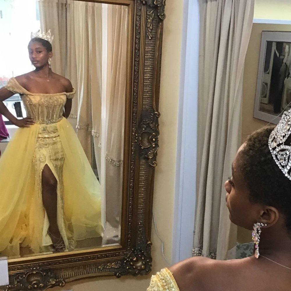Beautiful Yellow Prom/Pageant Dress